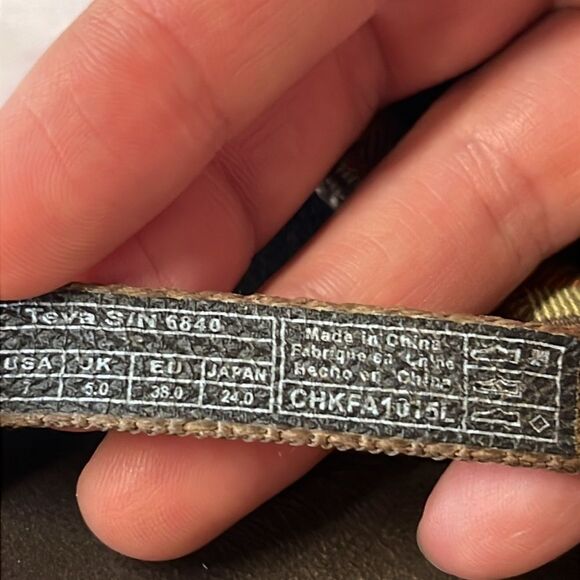 Teva Women Tribal Neutral Flat Outdoor Sport Sandal Cushion Comfort Size 7 - Picture 8 of 8